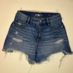 Denim shorts